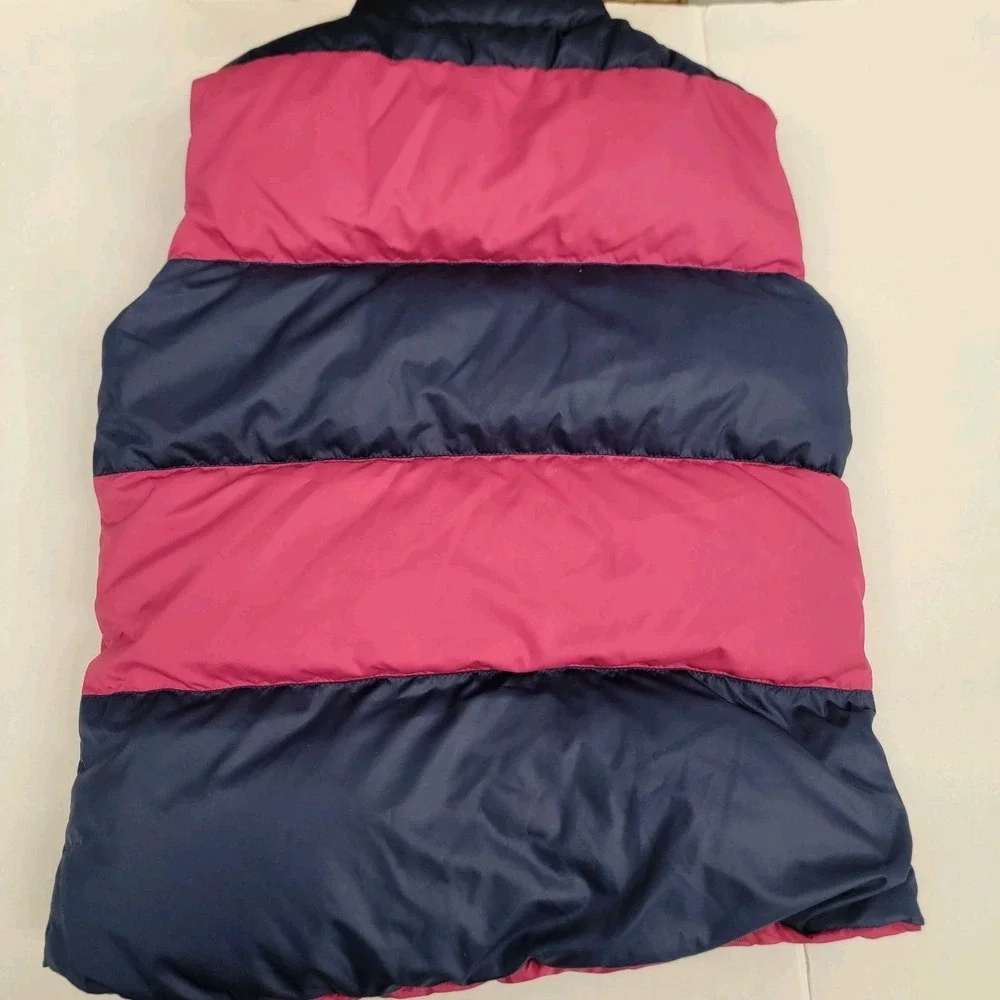 Polo Ralph Lauren Girls 12-14 Puffer Vest‎ Down Feather Fill Reversable Crest